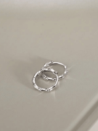 Reiko Bamboo Hoop Earrings - Minimalist Lab