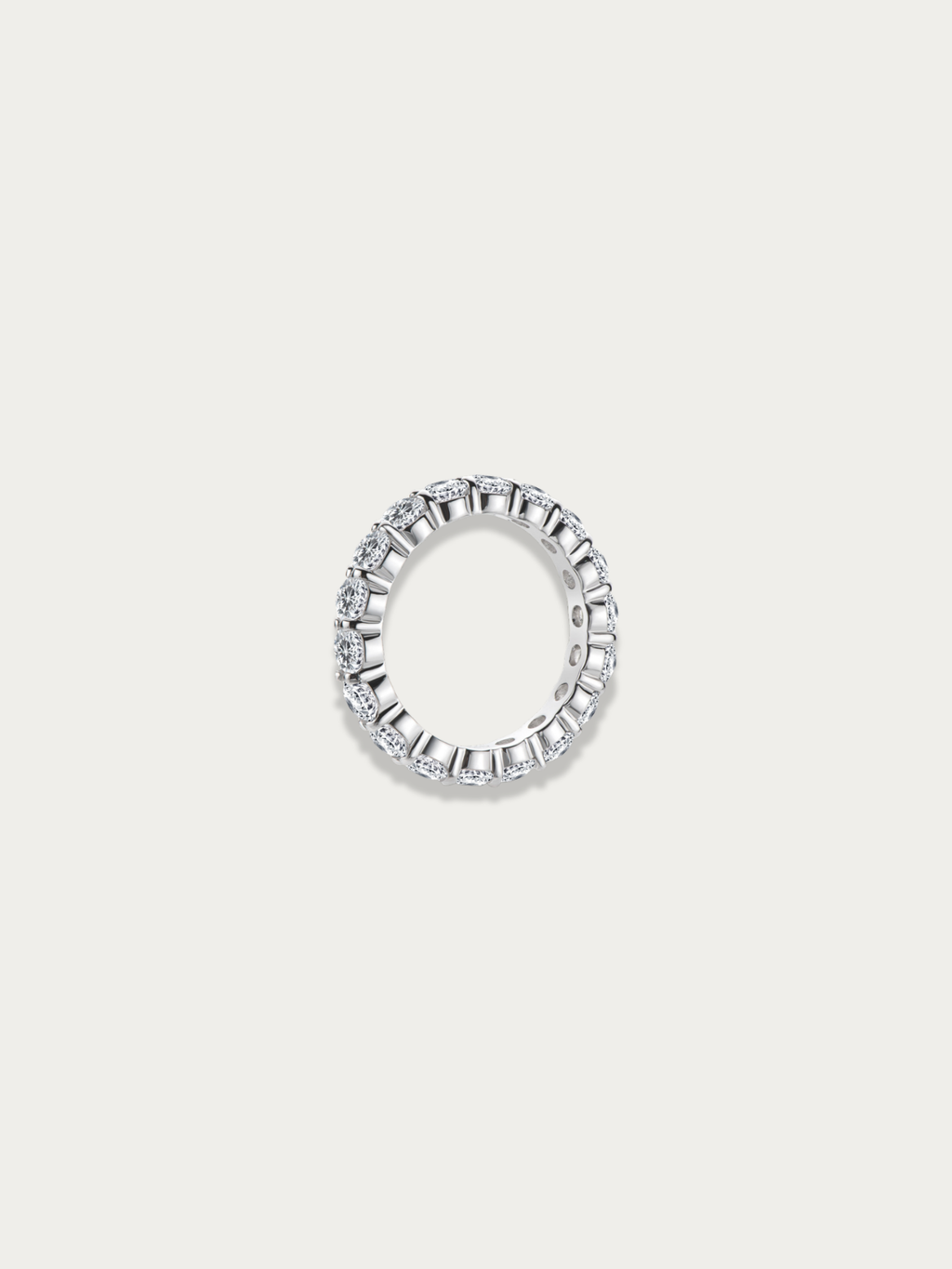 cubic zirconia full circle ring