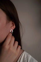 Roman Numerals Stud Earrings - Minimalist Lab