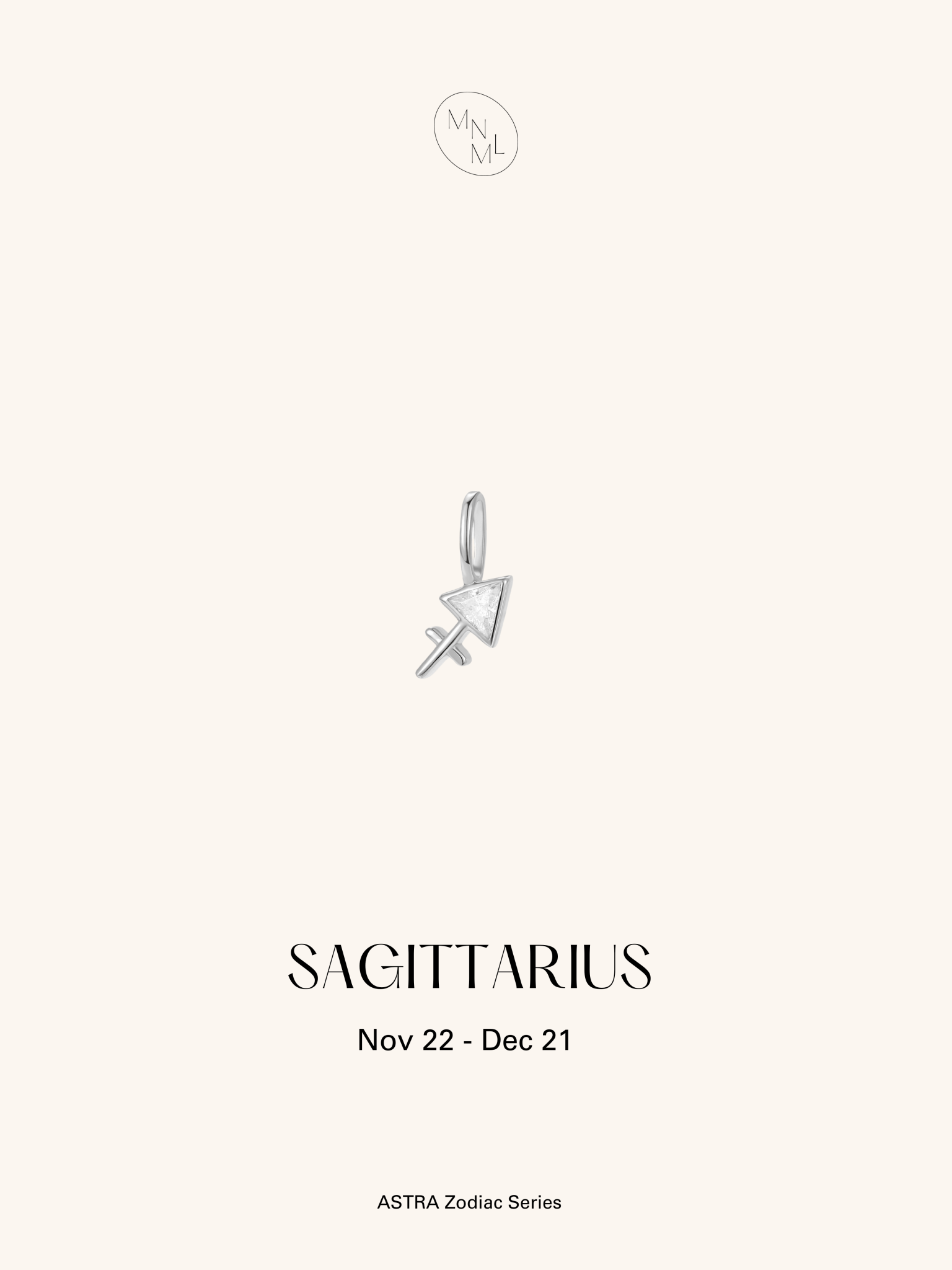 ASTRA Zodiac Sterling Silver Pendant - Minimalist Lab