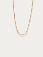 Gryphon Satellite Beaded Box Chain Necklace - Minimalist Lab