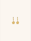 MNML x Zee Avi Hibiscus Flower Hoop Earrings - Minimalist Lab
