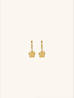 MNML x Zee Avi Hibiscus Flower Hoop Earrings - Minimalist Lab