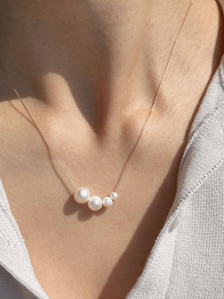 Amoura Pearls Necklace - Minimalist Lab