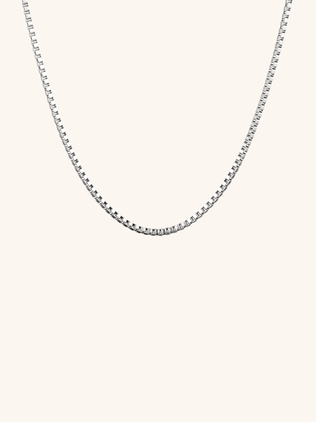 Box Chain Essential Necklace - Minimalist Lab