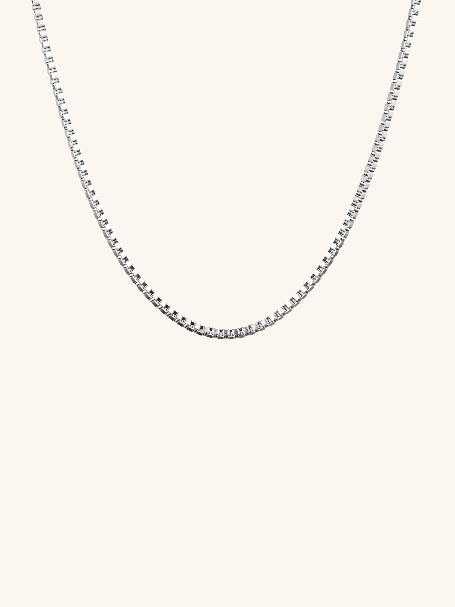 Box Chain Essential Necklace - Minimalist Lab