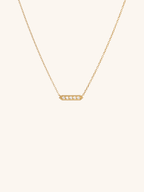 JAMIE Bar Sterling Silver Necklace - Minimalist Lab