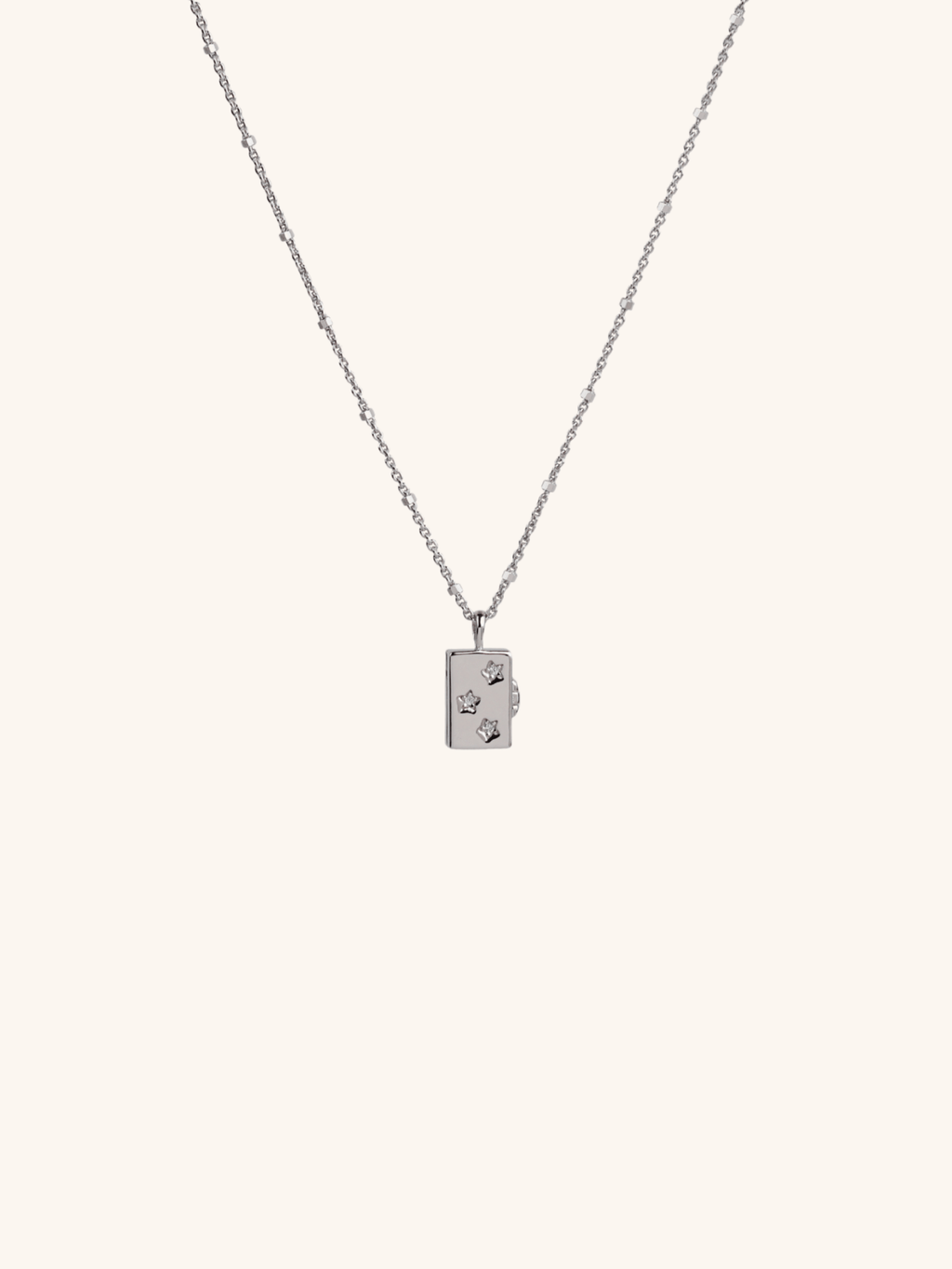 CALLISTA Galatic Locket Sterling Silver Necklace - Minimalist Lab