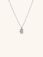 CALLISTA Galatic Locket Sterling Silver Necklace - Minimalist Lab