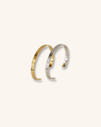 Sleek Pressed Bangle - Minimalist Lab