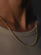 Minimalist Snake Chain Necklace - Minimalist Lab
