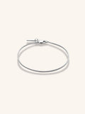 minimalist snake chain bracelet titanium