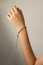 Statement Snake Chain Adjustable Bracelet - Minimalist Lab