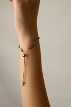Statement Snake Chain Adjustable Bracelet - Minimalist Lab