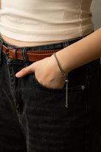 Statement Snake Chain Adjustable Bracelet - Minimalist Lab