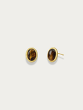 Tatiana Tiger’s Eye Stud Earrings