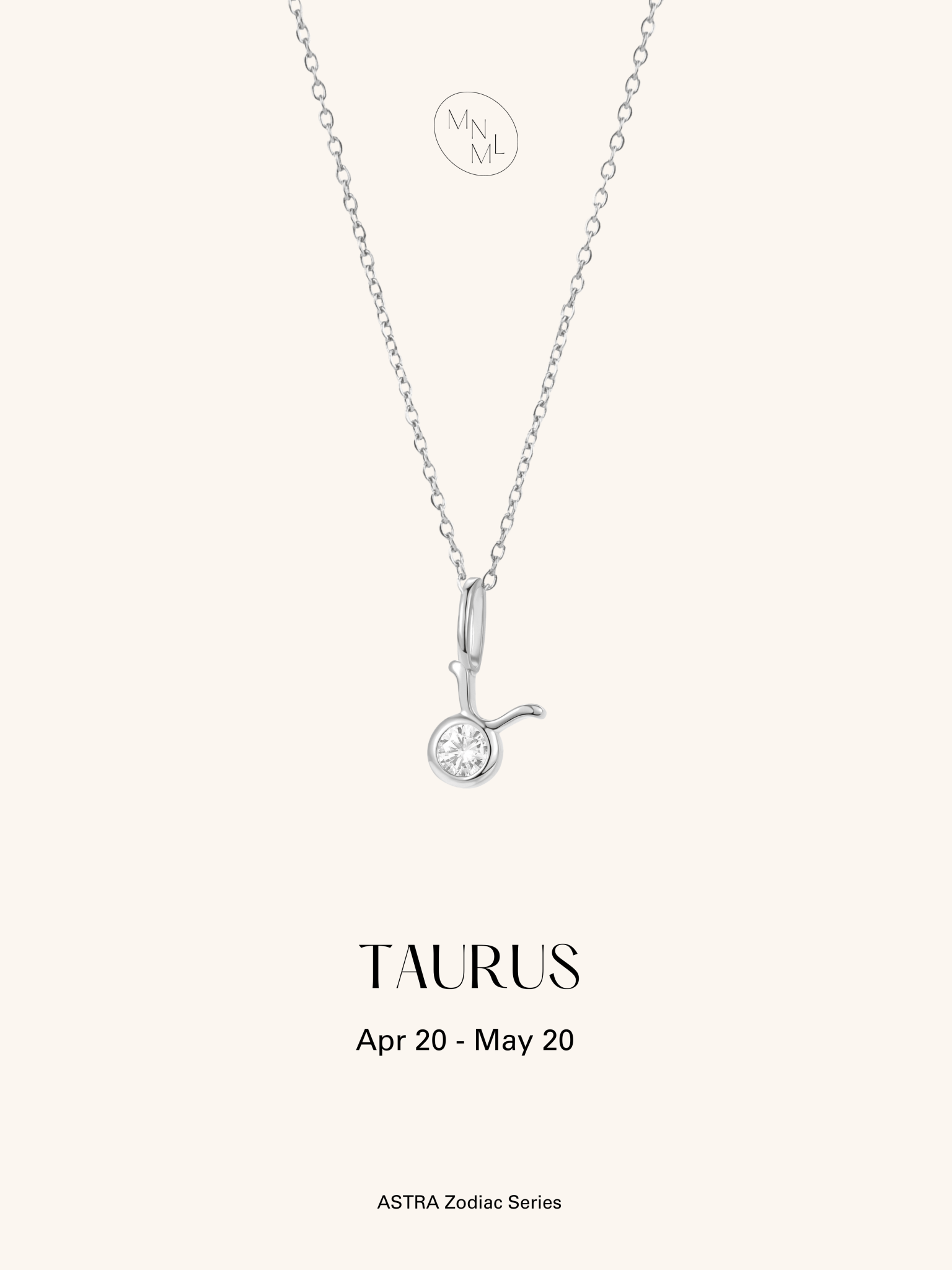 ASTRA Zodiac Sterling Silver Necklace - Minimalist Lab