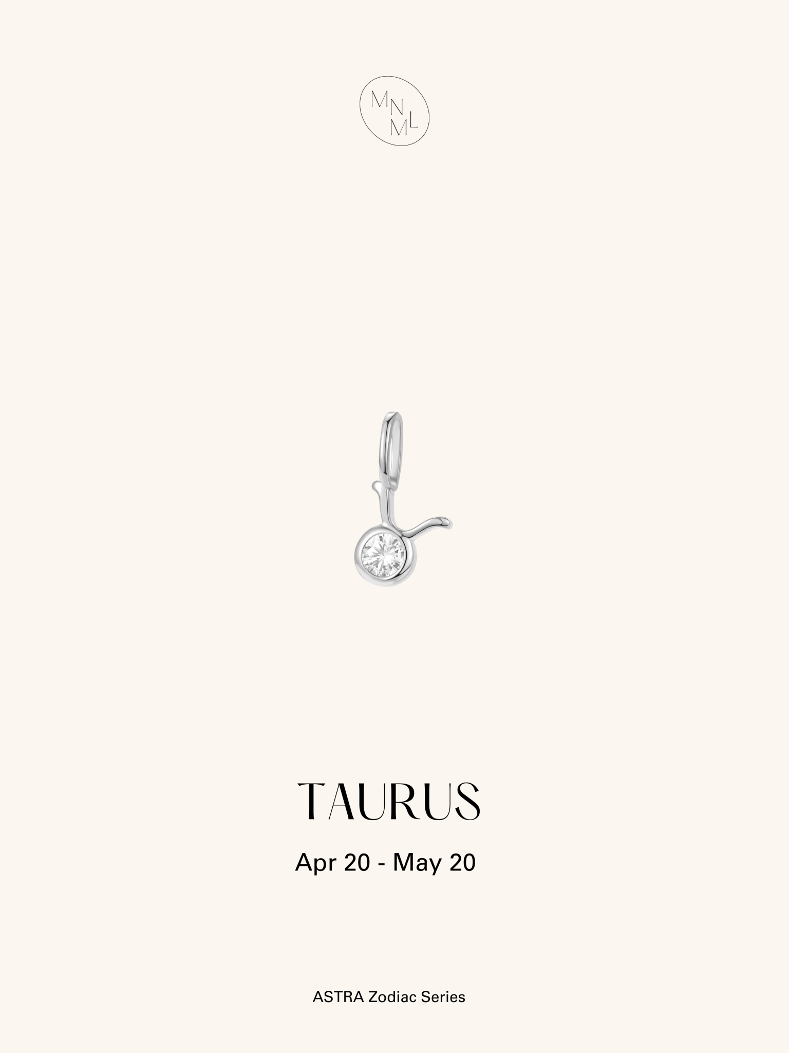 ASTRA Zodiac Sterling Silver Pendant - Minimalist Lab