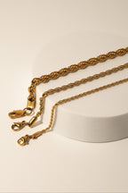 Twist Chain Essential Necklace - Minimalist Lab