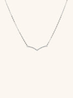 VALENCIA Diamond Bar Sterling Silver Necklace - Minimalist Lab