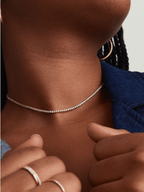 Vanti Minimalist Tennis Necklace - Minimalist Lab