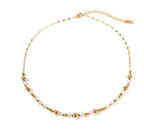 Mixed Agate Beaded Necklace - Minimalist Lab