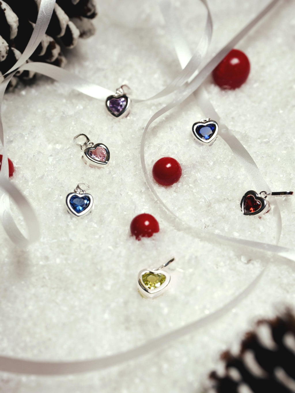 AURA Birthstone Sterling Silver Necklace - Minimalist Lab