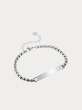 Atlas Engravable ID Bracelet in stainless steel