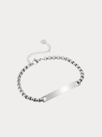 Atlas Engravable ID Bracelet in stainless steel