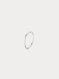 BREEZE Wavy Ring full angled view, 925 sterling silver
