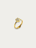 brilliant macey cz flower ring