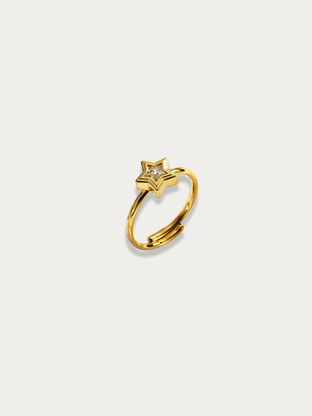 brilliant mason cz star ring