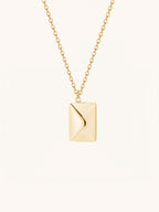 Love Letter Pendant Engravable Necklace - Minimalist Lab