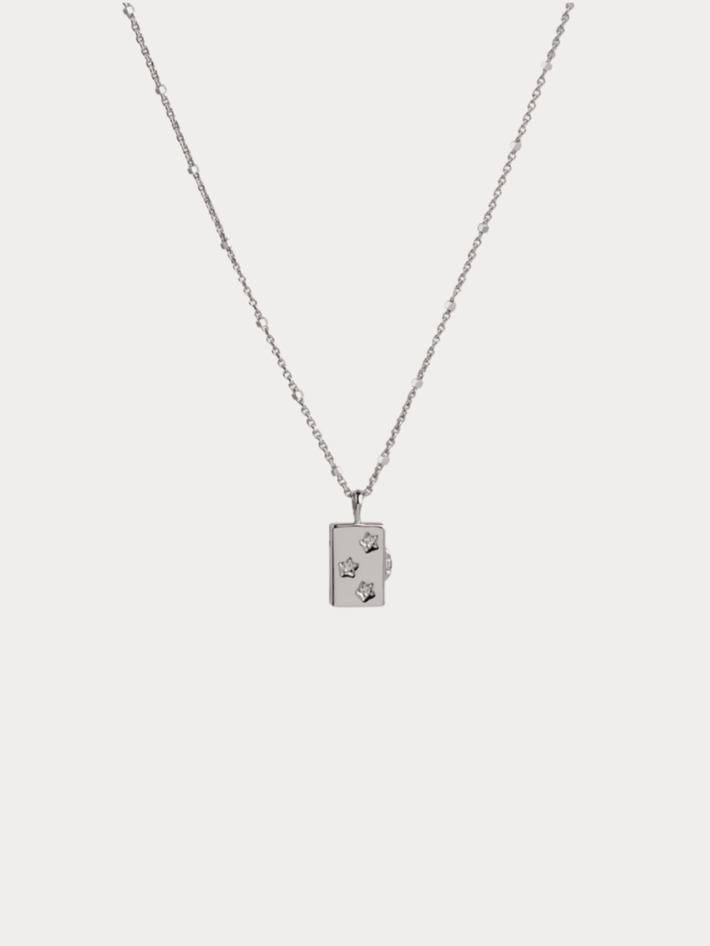 CALLISTA Galactic Locket Necklace back design, scattered stars