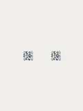 Caulie Classic Everyday 0.1ct Moissanite Stud Earrings pair on light background