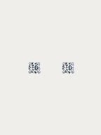 Caulie Classic Everyday 0.1ct Moissanite Stud Earrings pair on light background