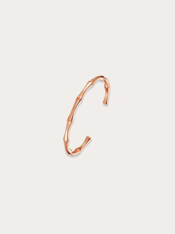 Classic Bamboo Bangle rose gold stainless steel