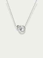 classic Roman numerals diamond band necklace titanium Malaysia