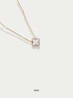 clover necklace titanium waterproof everyday wear