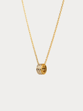 DANIELLE Rolling Stones Necklace in gold, full view