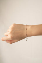 DEVON Diamond Radiance Sterling Silver Bracelet - Minimalist Lab