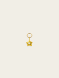 Diamond center star charm 18K gold plated stainless steel