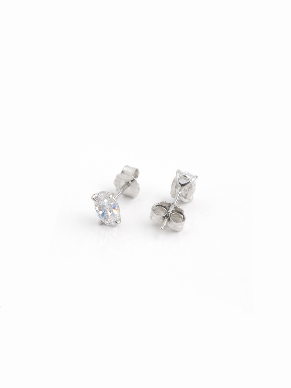 Affordable diamond alternative stud earrings