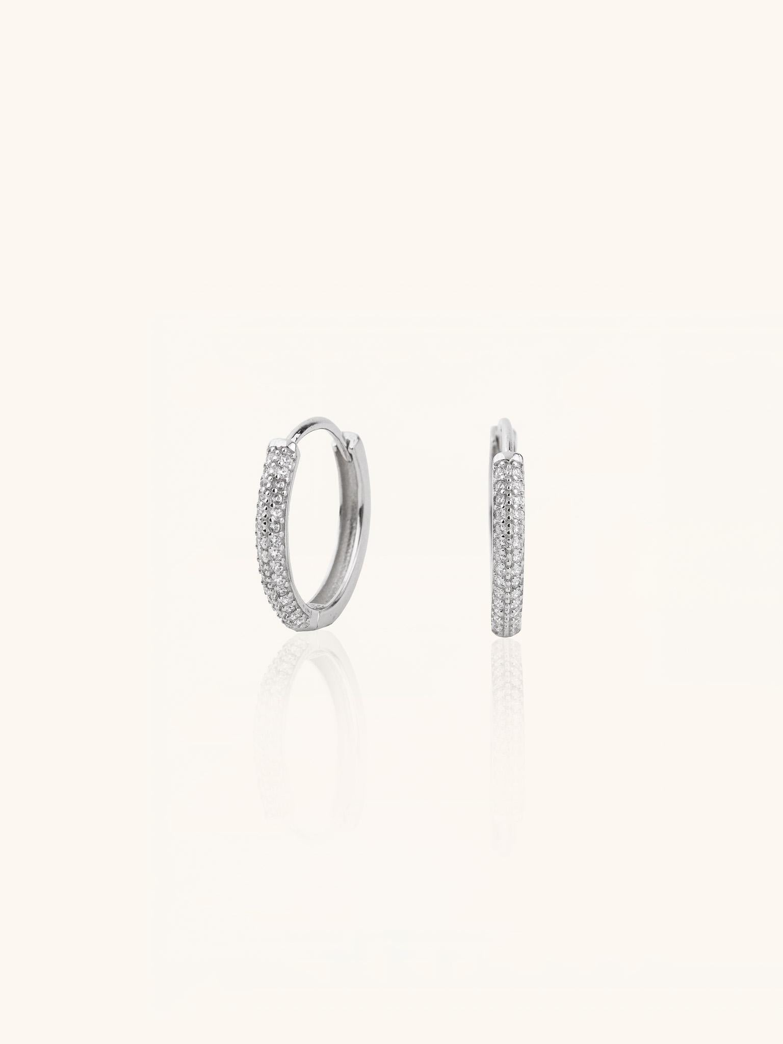 BLAKE Sterling Silver Ear Hoops - Minimalist Lab