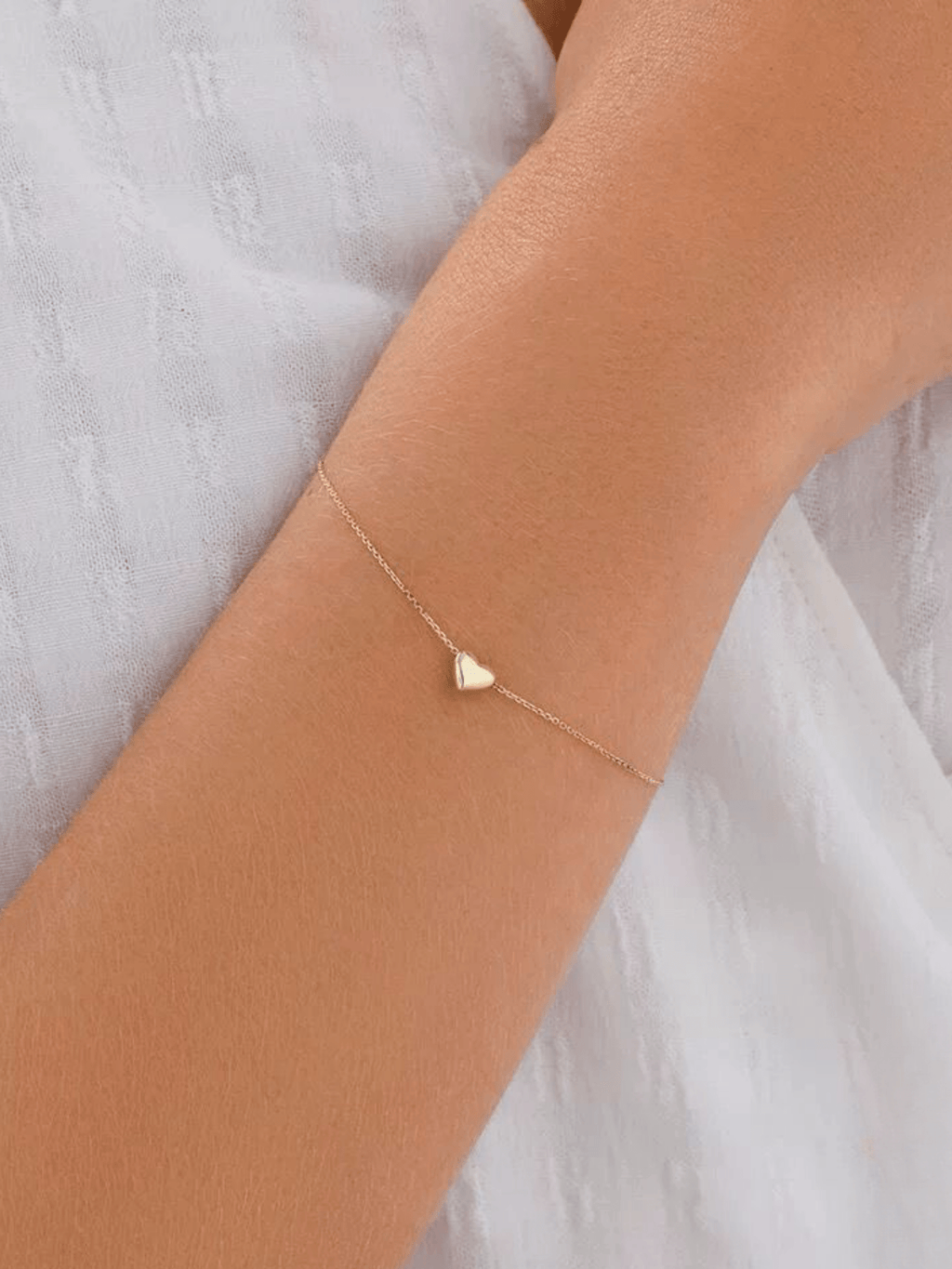minimalist heart bracelet elegant style