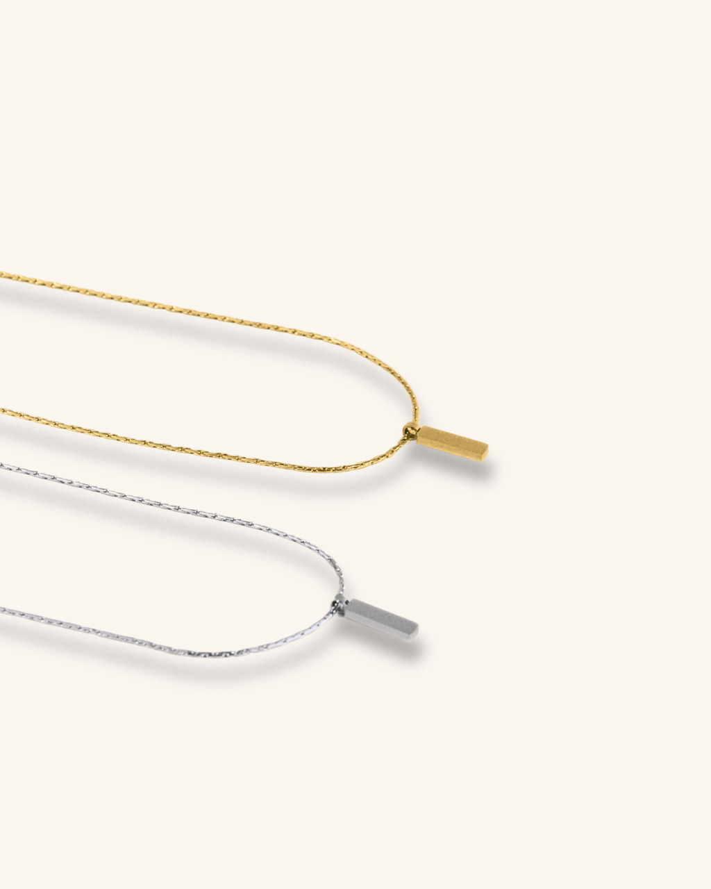 everyday titanium necklace modern jewellery