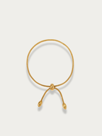 Fernanda adjustable snake chain bracelet gold tone