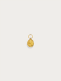 golden durian charm 18k gold plated stainless steel