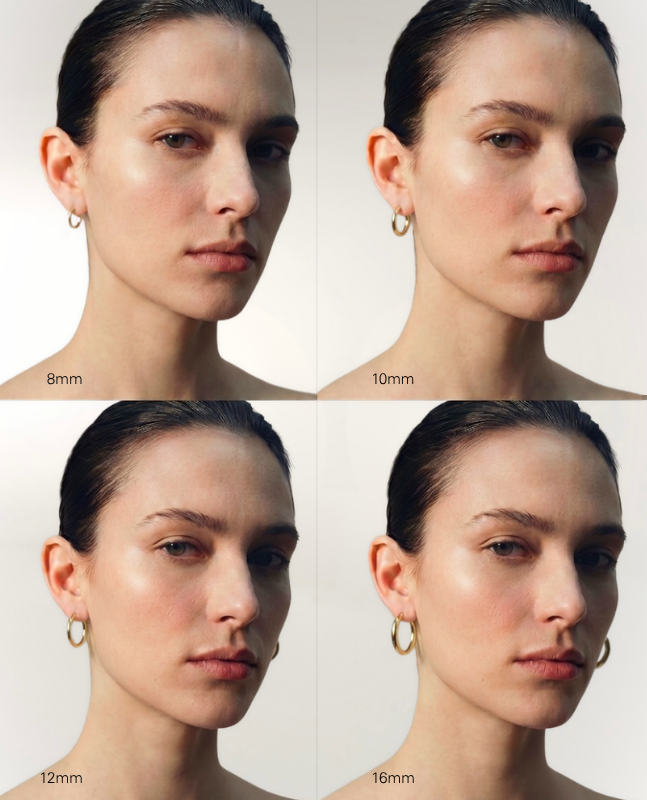 minimalist huggie hoops worn on ear