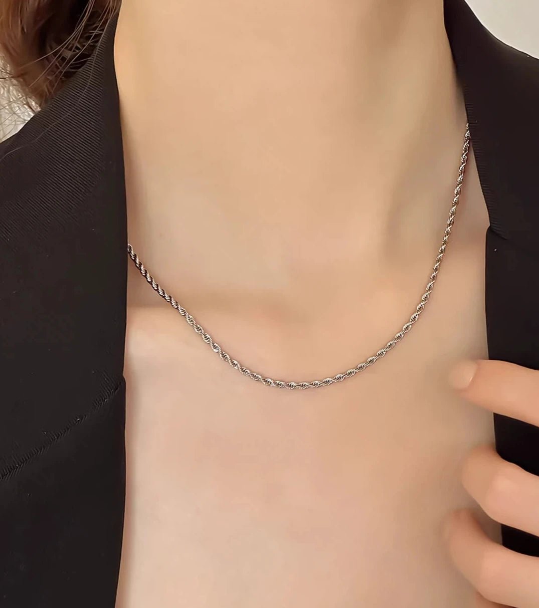 hypoallergenic stainless steel necklace sensitive skin